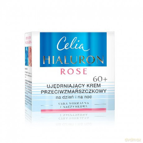 Celia Hialuron Krem na dzień i noc 60+ Rose nawilżający