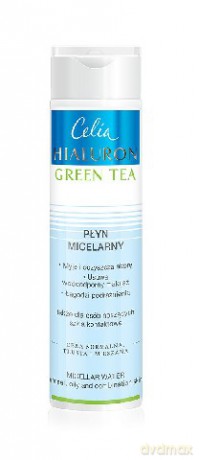 Celia Hialuron Płyn Micelarny Green Tea Cera Normalna, Mieszana, Tłusta 150ml