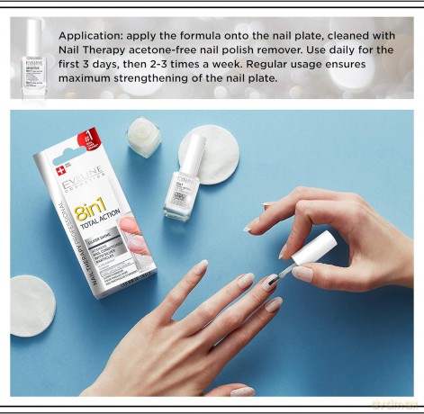 Eveline Odżywka do Paznokci nail Therapy 8w1 Silver