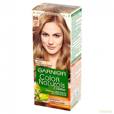 Garnier Color Naturals Krem koloryzujący nr 8N naturalny Jasny Blond 1op
