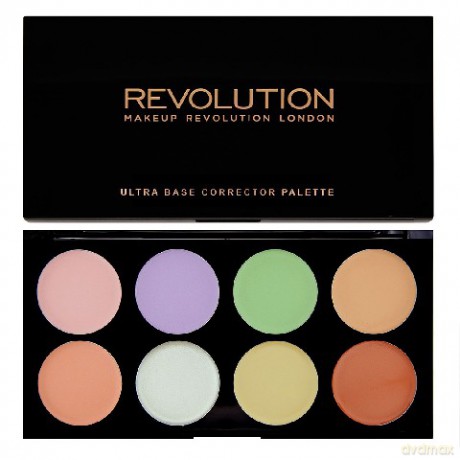 Makeup Revolution Ultra Base Corrector Palette Zestaw korektorów (8 odcieni) 13g