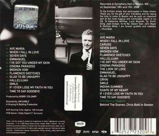 Chris Botti: In Boston (PL) [CD]+[DVD]