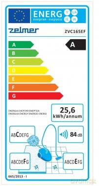 Odkurzacz Zelmer Elf 3 ZVC165EF 700W regulacja