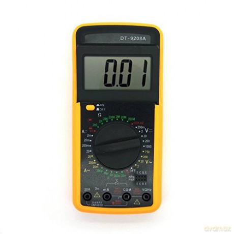 Miernik LCD Multimetr Z Temperaturą DT9208a Sonda