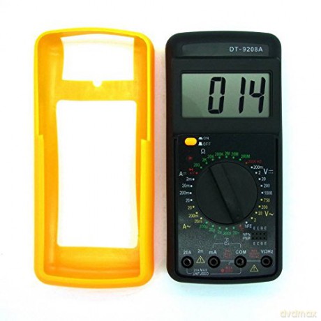 Miernik LCD Multimetr Z Temperaturą DT9208a Sonda
