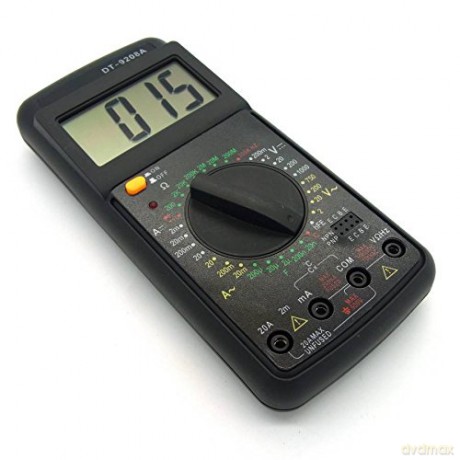 Miernik LCD Multimetr Z Temperaturą DT9208a Sonda