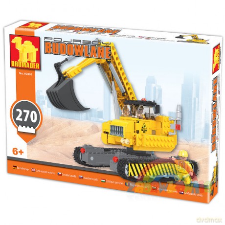 DROMADER Klocki Budowlane Koparka [KLOCKI]