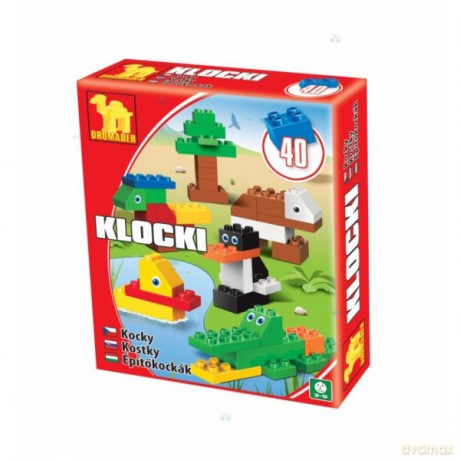 DROMADER Klocki maluszka 40 el. [KLOCKI]