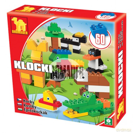 DROMADER Klocki maluszka 60 el. [KLOCKI]