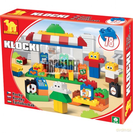DROMADER Klocki maluszka 78 el. [KLOCKI]