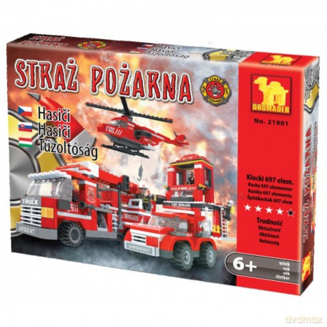Klocki Straż Pożarna 697 el. [KLOCKI]