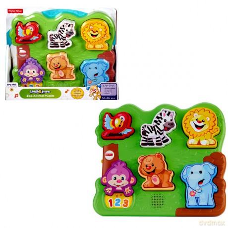 FISHER Puzzle malucha Zoo [PUZZLE]