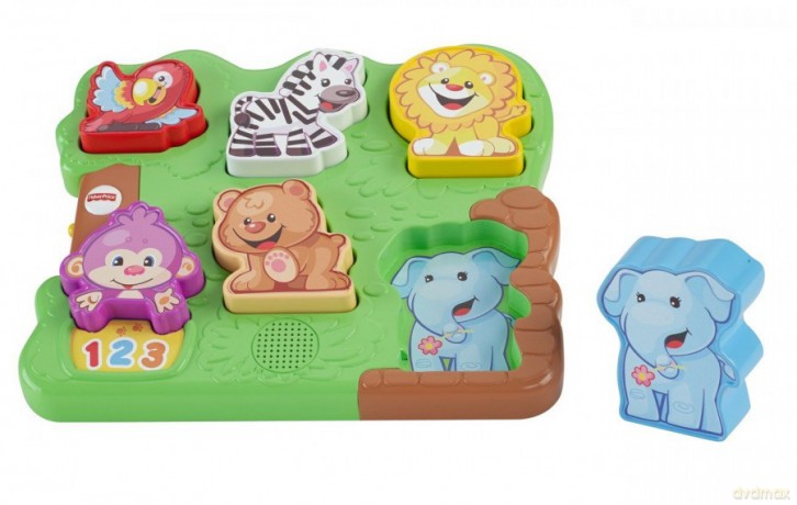 FISHER Puzzle malucha Zoo [PUZZLE]