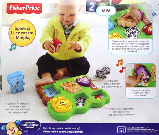 FISHER Puzzle malucha Zoo [PUZZLE]