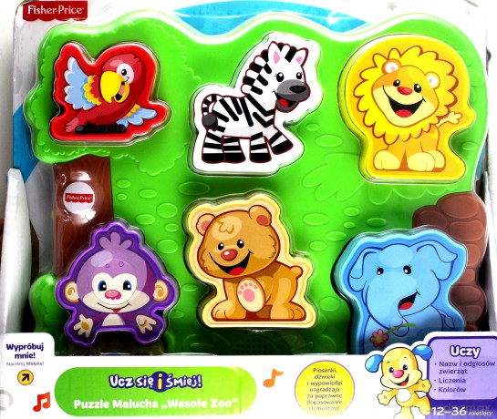 FISHER Puzzle malucha Zoo [PUZZLE]