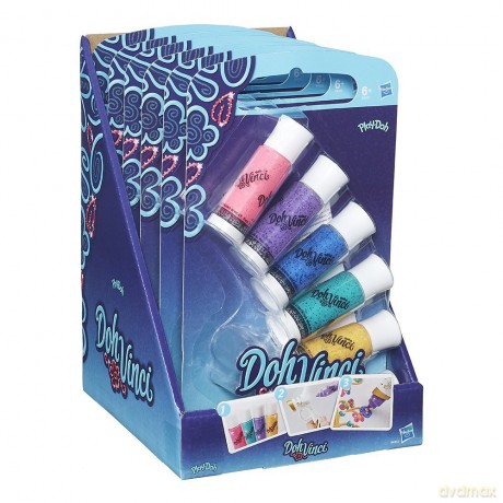 HASBRO DohVinci 6pak brokatowych tub