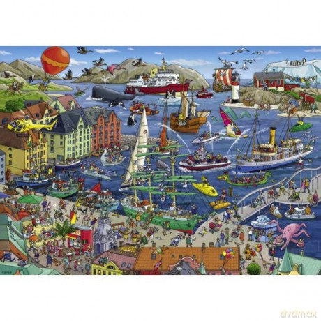 HEYE 1000 el. Szaleństwo w porcie [PUZZLE]