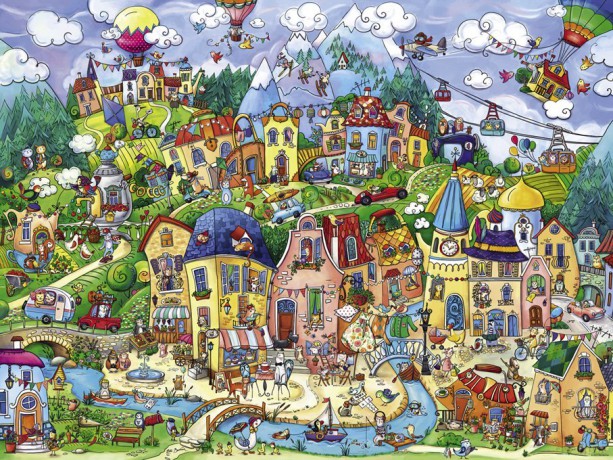 HEYE 1500 el. Szczęślwie miasto [PUZZLE]