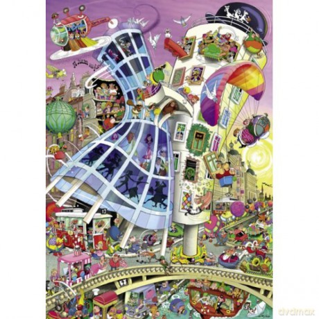 HEYE 1000 el. Zakręcona ulica [PUZZLE]