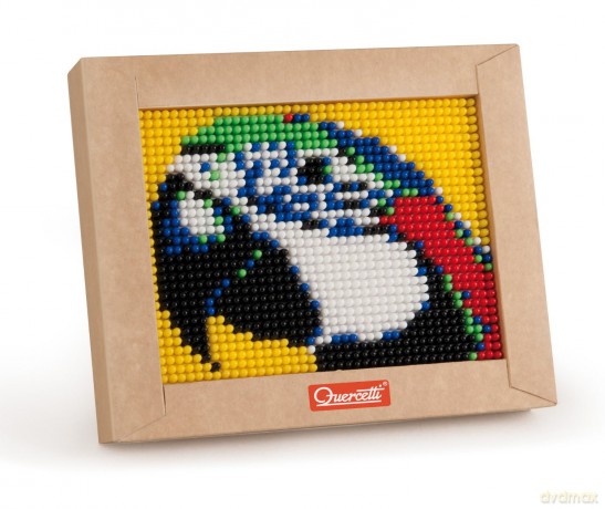 QUERCETTI Mozaika Mini Pixel Art. Papuga