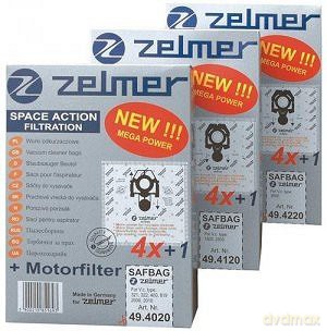 Worki do odkurzacza Zelmer Jupiter ZVCA300B 4x