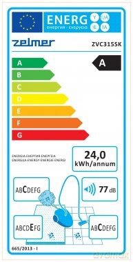 Odkurzacz bezworkowy ZELMER Quiqo ZVC315SK 700W