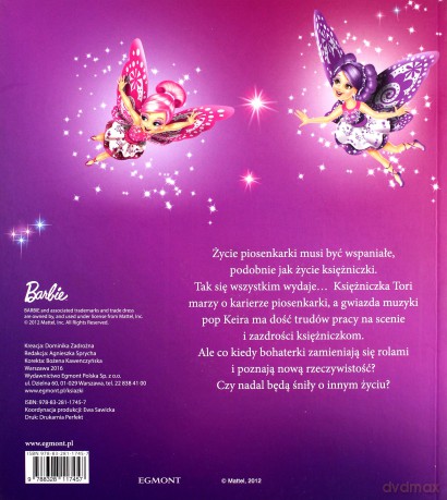 Barbie Księżniczka i piosenkarka [KSIĄŻKA]