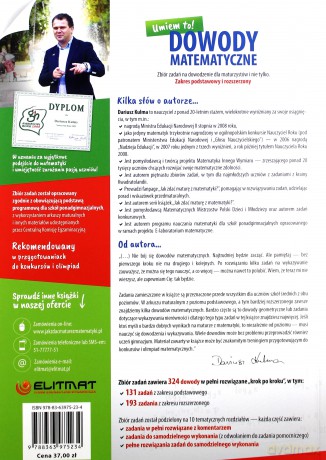 Dowody Matematyczne - Umiem to! zakres podstawowy i rozszerzony zbiór zadań - Dariusz Kulma [KSIĄŻKA]