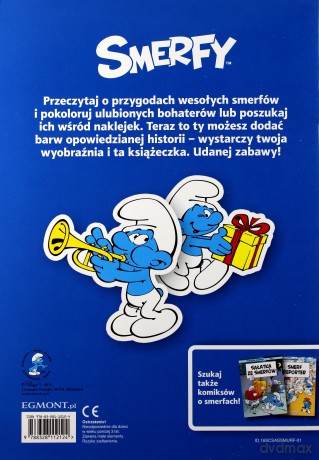 Koloruj, czytaj, naklejaj. Smerfy i czaruj-kula [KSIĄŻKA]