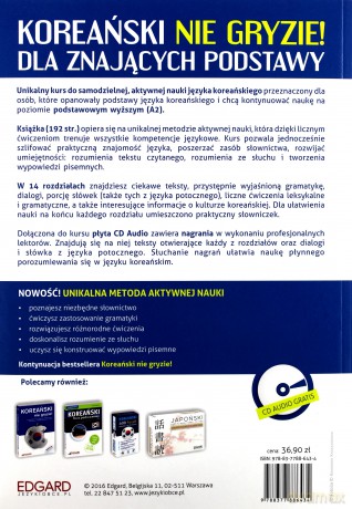 Koreański dla znających podstawy. Nie gryzie! [KSIĄŻKA]+[CD]