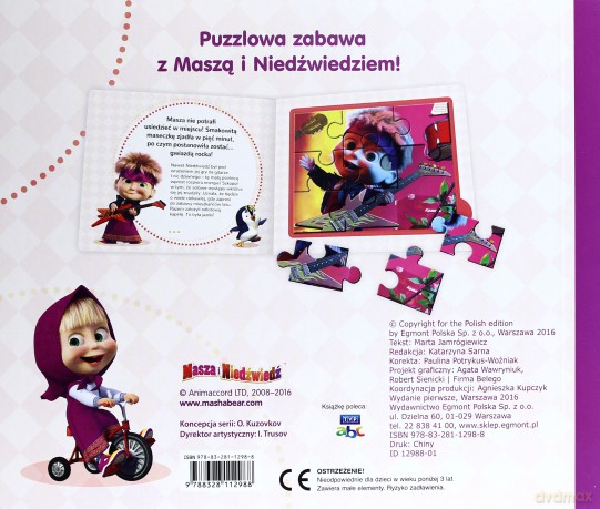 Masza i Niedźwiedź. Kim dziś zostanę? [KSIĄŻKA]