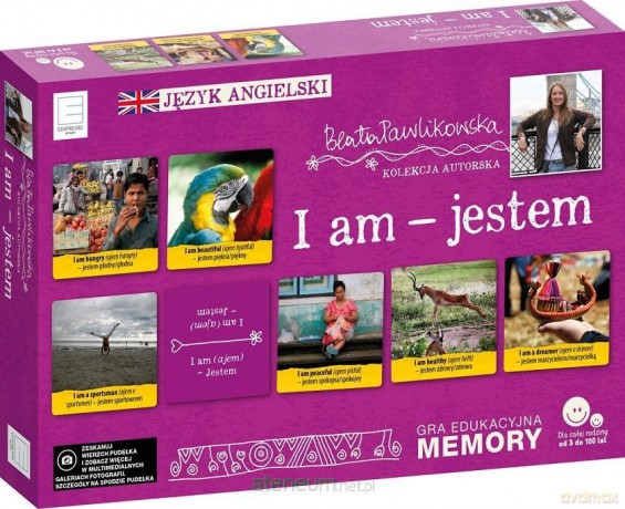 Memory językowe. I am - jestem [GRA]