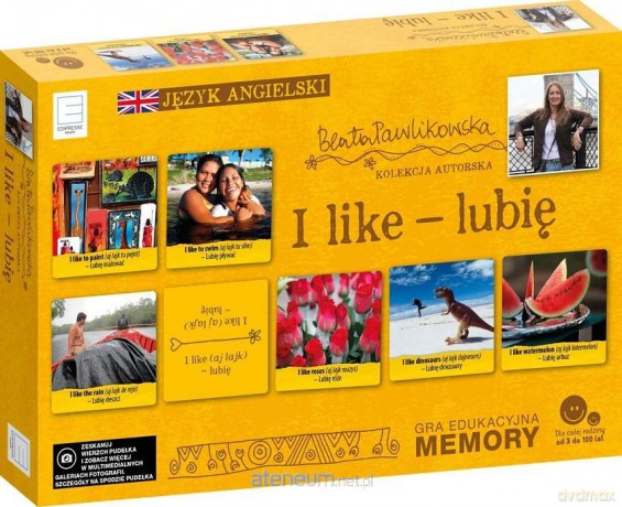 Memory językowe. I like - lubię [GRA]