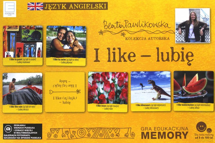 Memory językowe. I like - lubię [GRA]