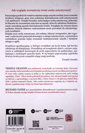 Mózg autystyczny Podróż w głąb niezwykłych umysłów - Temple Grandin, Richard Panek [KSIĄŻKA]