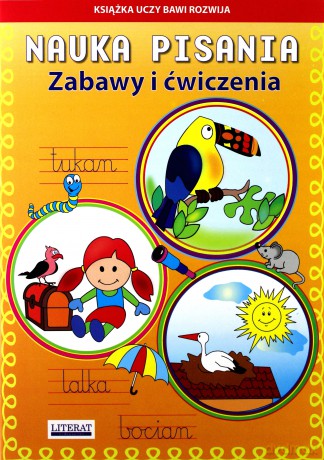 Nauka pisania. Zabawy i ćwiczenia Tukan - Beata Guzowska, Jacek Mroczek [KSIĄŻKA]