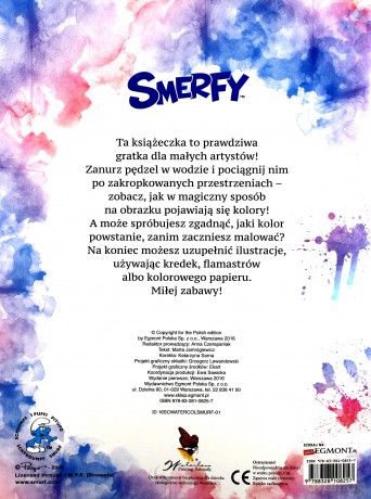 Smerfy. Wodne kolorowanie [KSIĄŻKA]