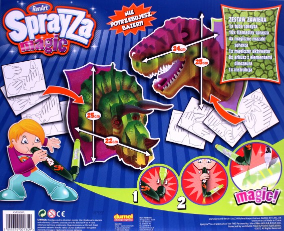 DUMEL Sprayza Magic Dinozaury