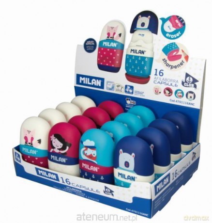 Temperówko-Gumka Capsule Anchor Club (16 szt)