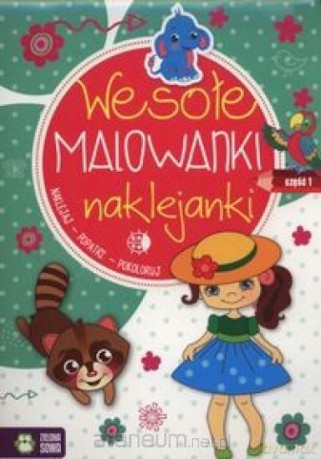 Wesołe malowanki naklejanki 1 [KSIĄŻKA]