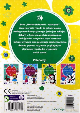 Wesołe malowanki naklejanki 3 [KSIĄŻKA]