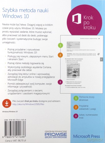 Windows 10 Krok po kroku - Joan Lambert, Steve Lambert [KSIĄŻKA]