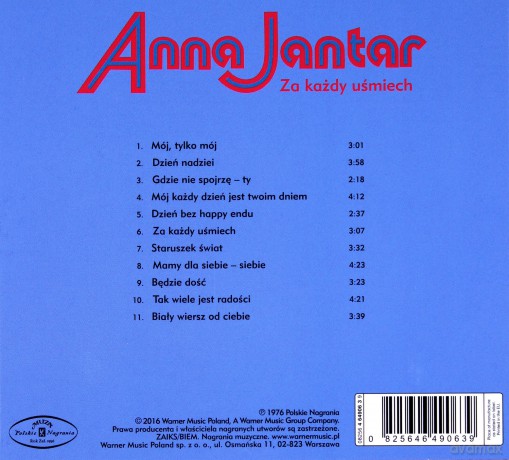 Anna Jantar: Za Każdy Uśmiech [CD]