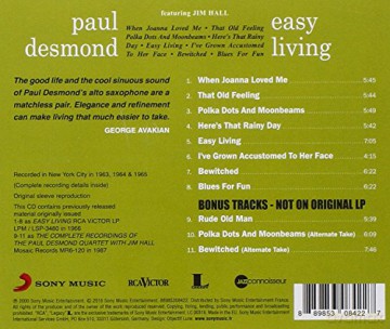 Paul Desmond: Easy Living [CD]