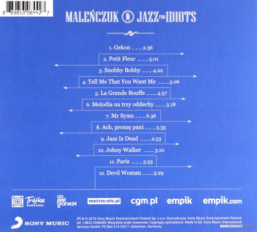 Maciej Maleńczuk: Jazz For Idiots [CD]