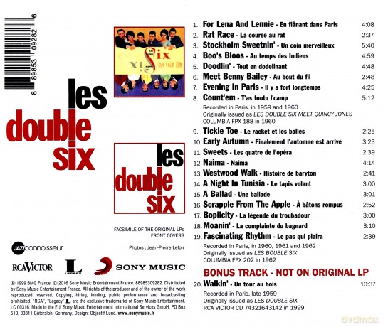 Double Six: Les Double Six [CD]