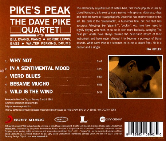 Dave Pike: Pike's Peak [CD]