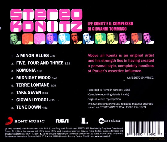 Lee Konitz: Stereokonitz [CD]