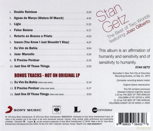 Stan Getz: The Best Of Two Worlds [CD]