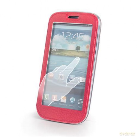 Pokrowiec Smart View do LG F60 różowy